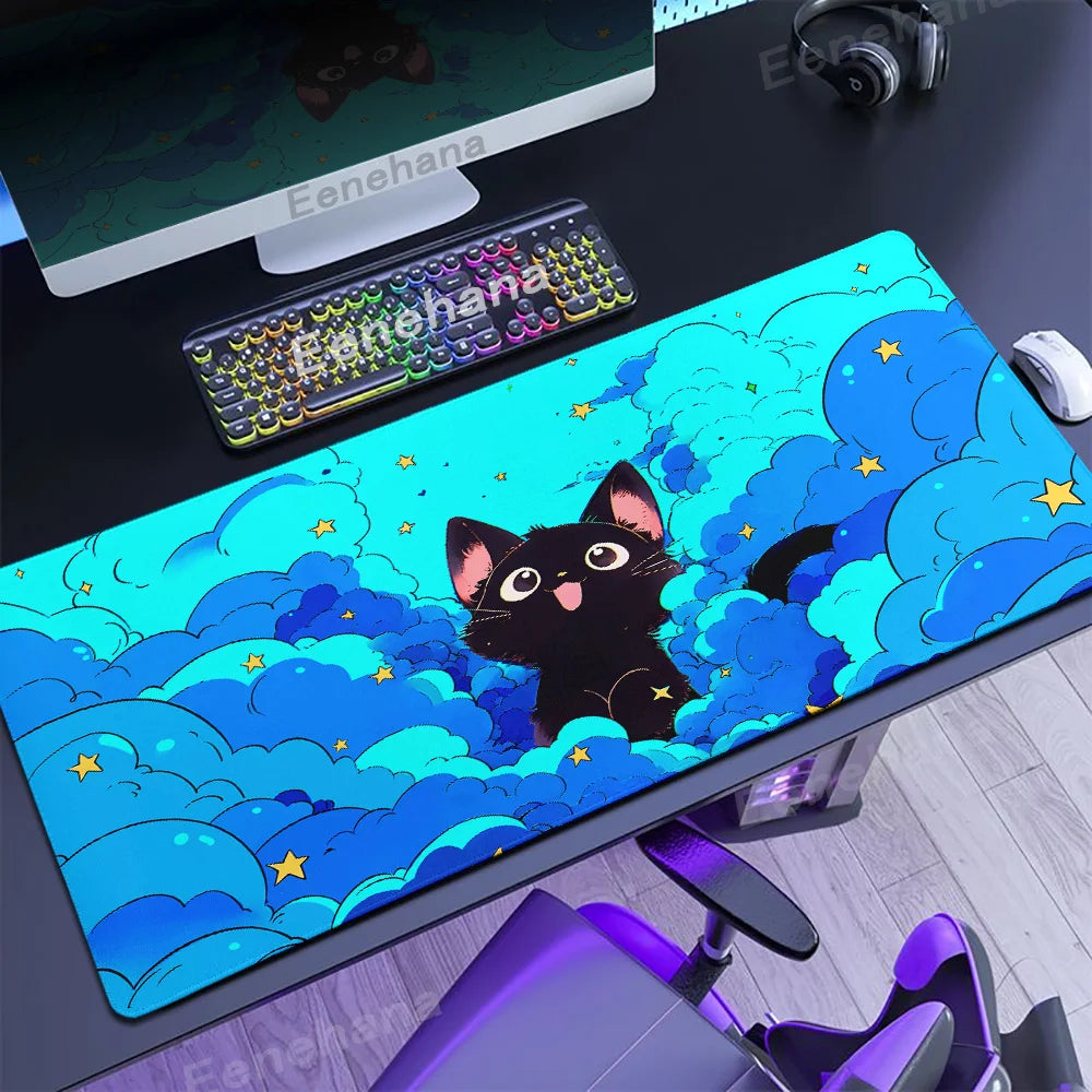 Cloud Cat Desk Mat
