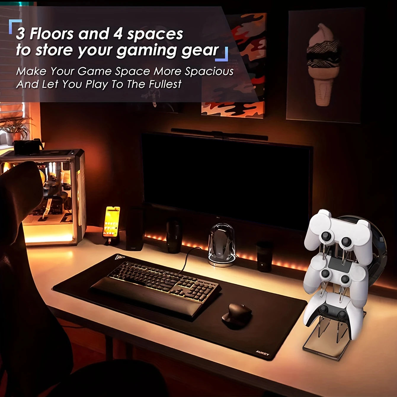 TripleDock Controller Stand