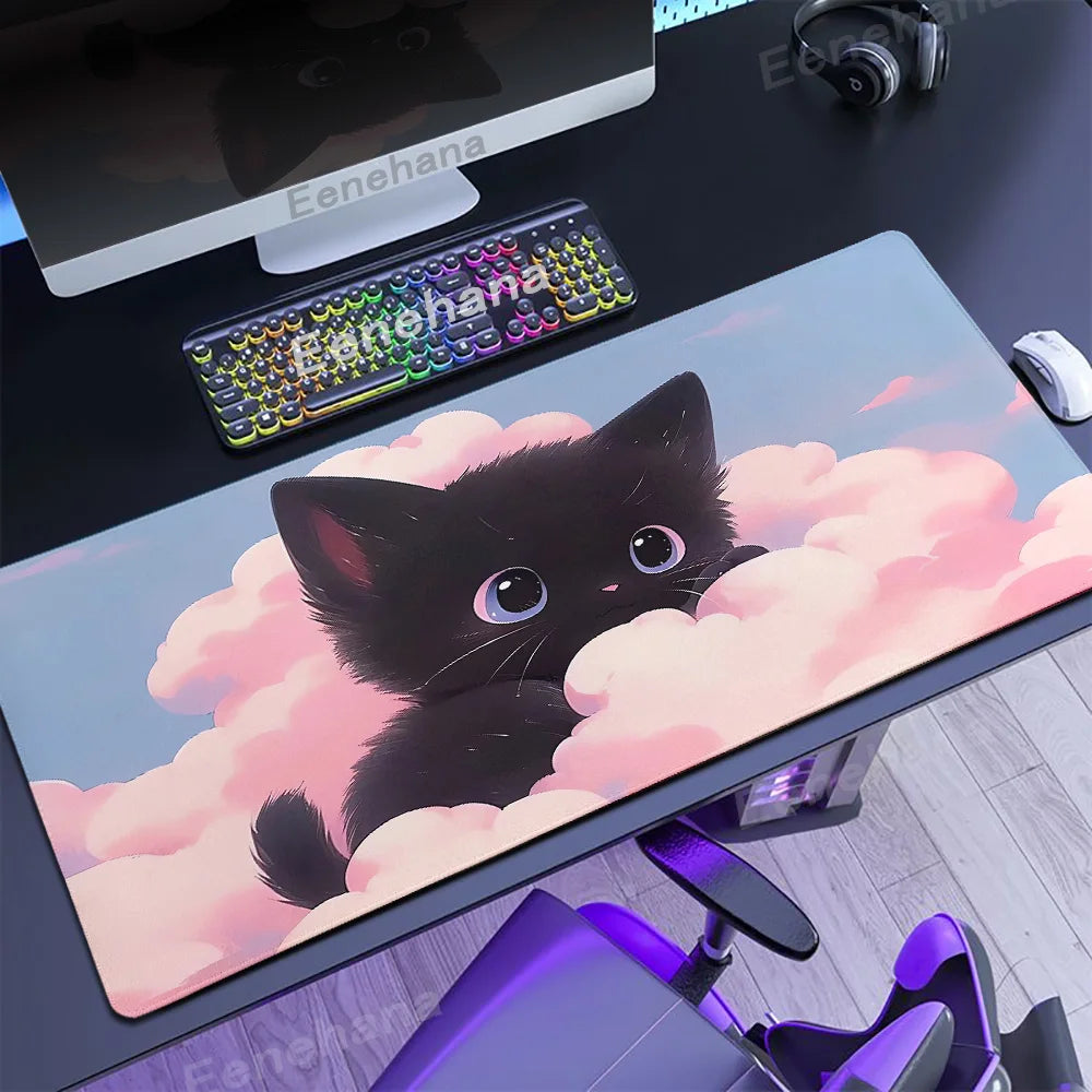 Cloud Cat Desk Mat
