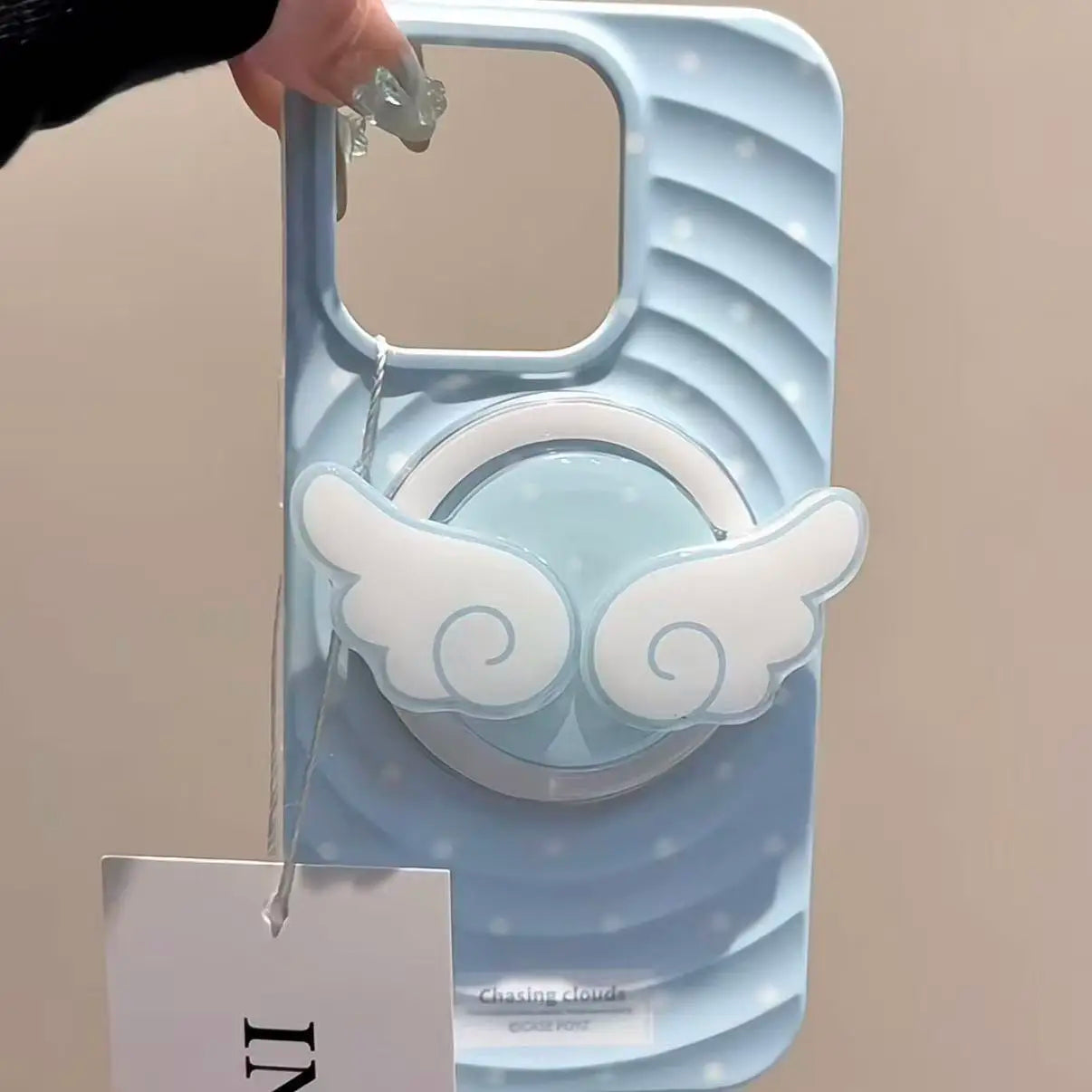 Cute Angel Wings Magnetic Phone Grip & Foldable Stand