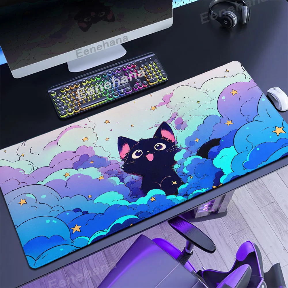 Cloud Cat Desk Mat