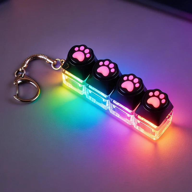 Paw Press RGB Keychain
