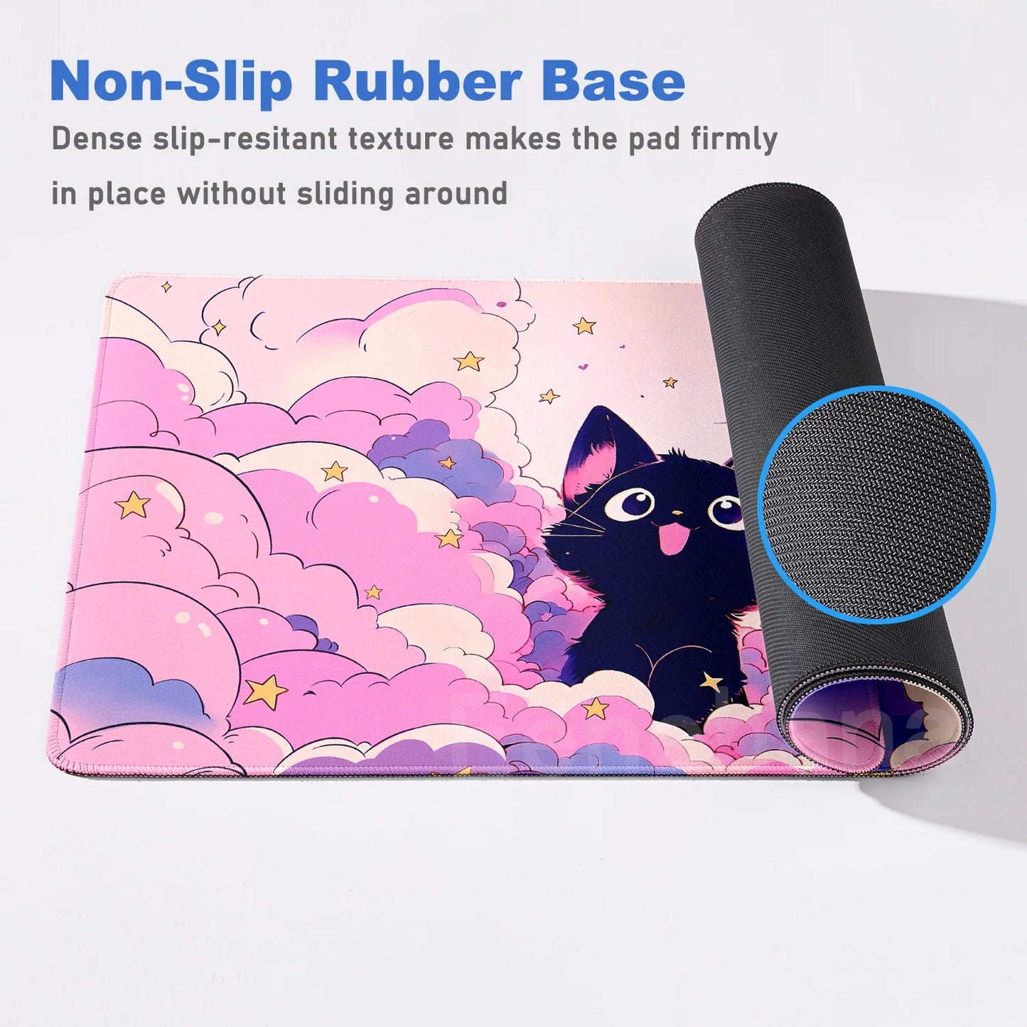 Cloud Cat Desk Mat