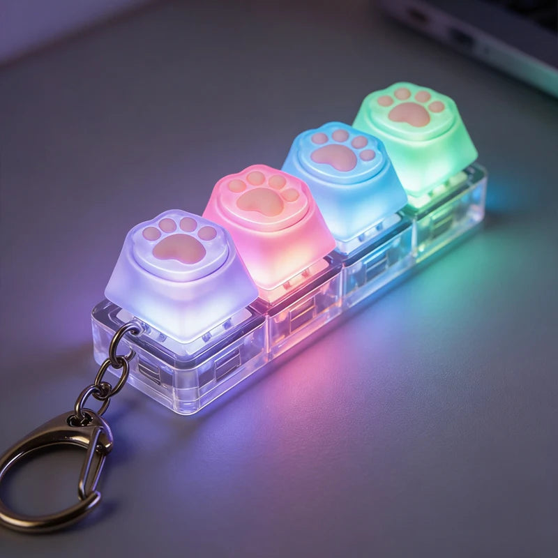 Paw Press RGB Keychain