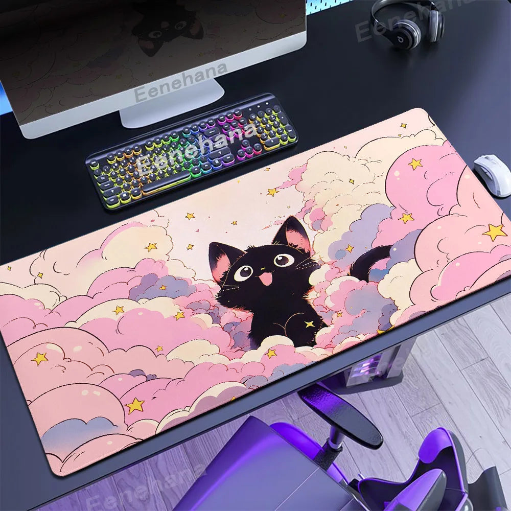 Cloud Cat Desk Mat