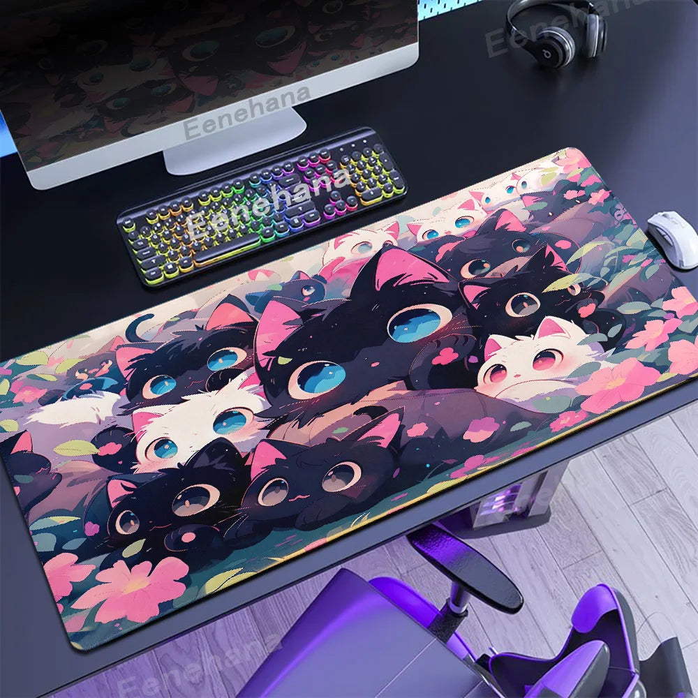 Cloud Cat Desk Mat