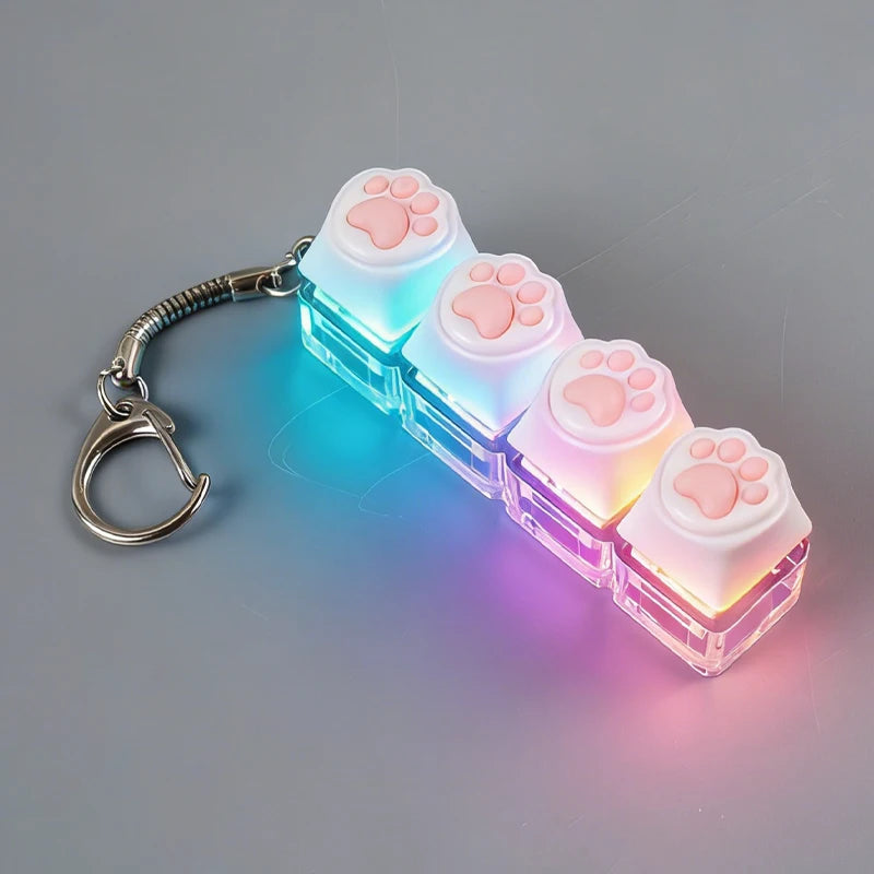 Paw Press RGB Keychain