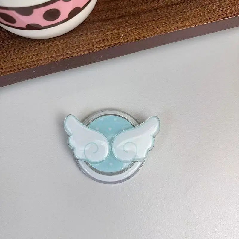 Cute Angel Wings Magnetic Phone Grip & Foldable Stand